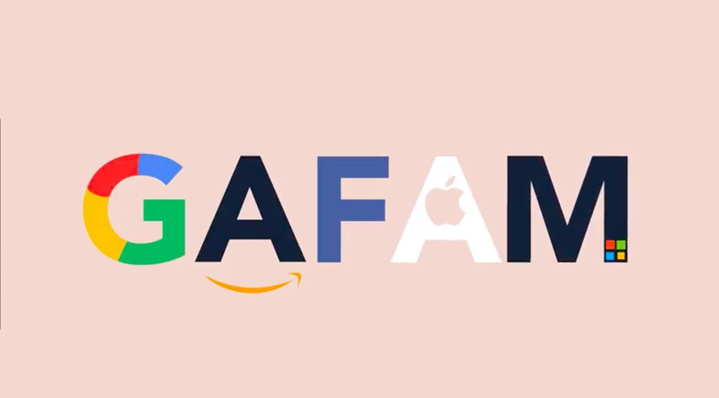 Google, Amazon, Facebook, Amazon and Microsoft are the GAFAM and Big Tech.