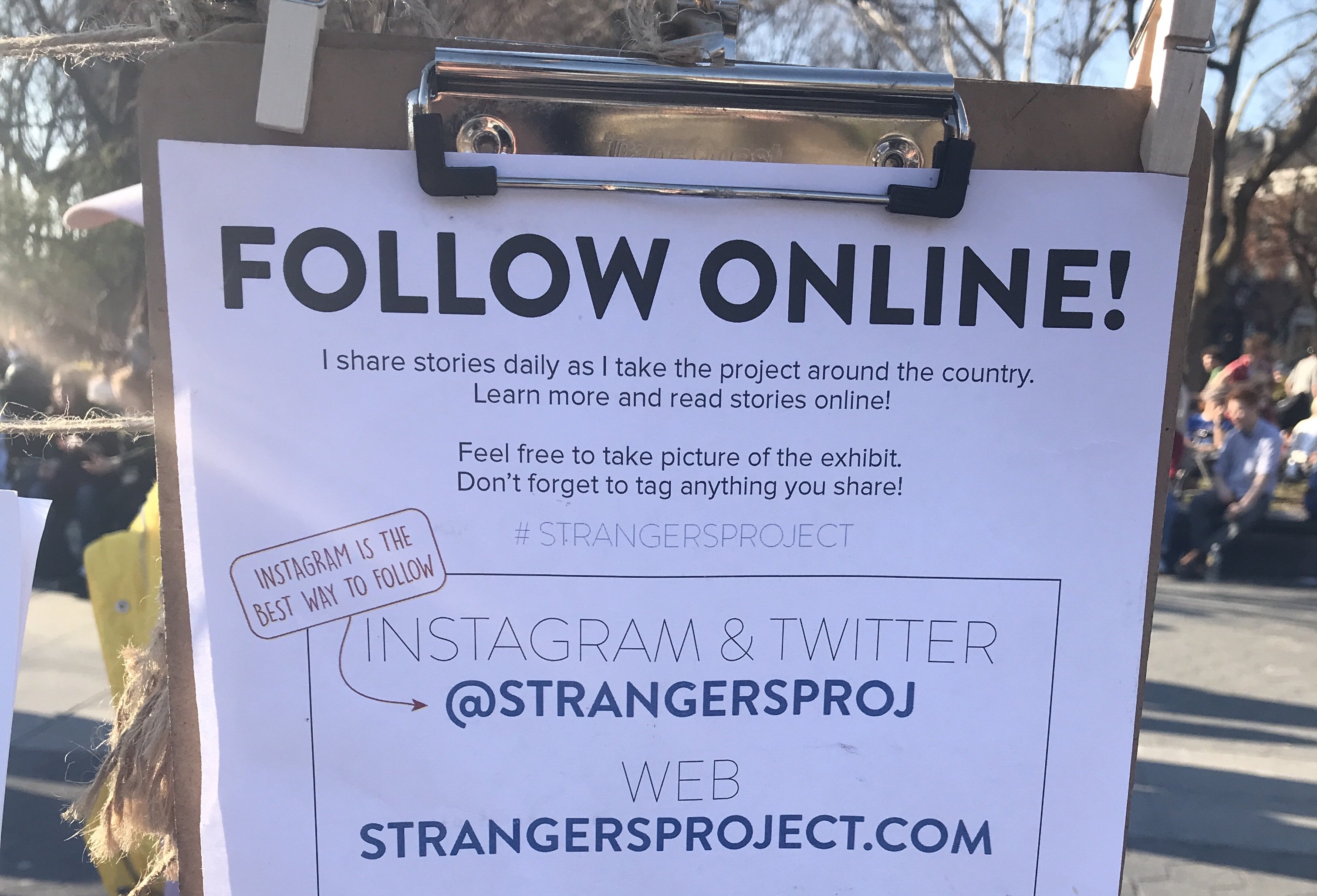 Strangers Project submit