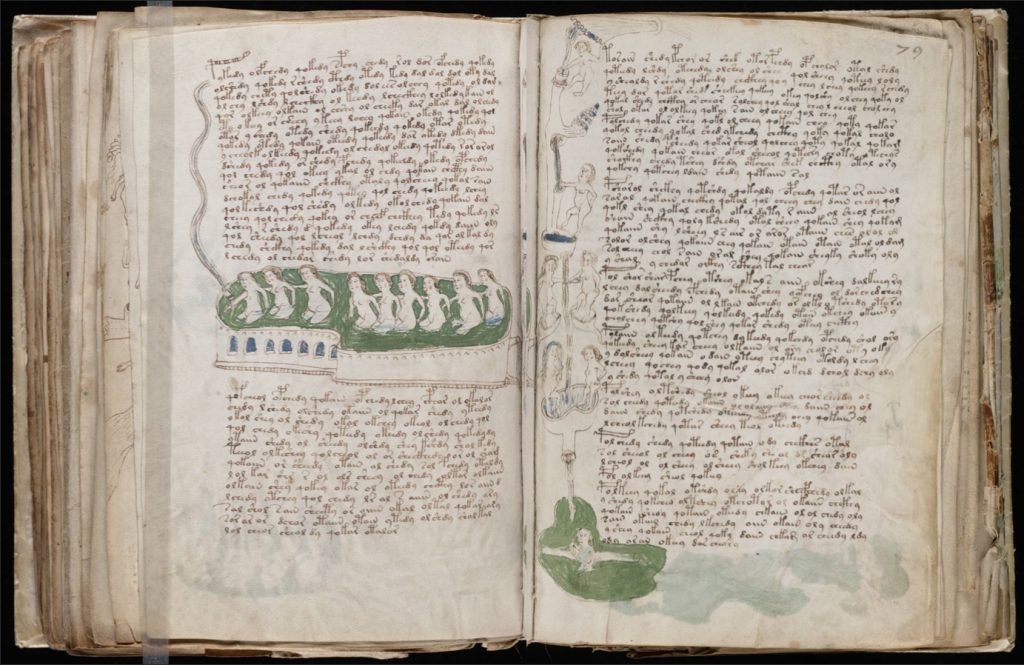 texto del manuscrito de voynich