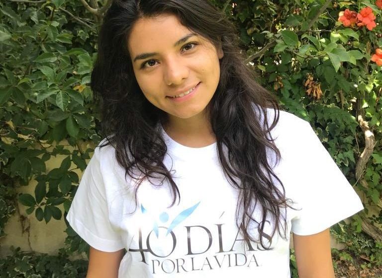 Nayeli Rodríguez es la coordinadora de '40 días por la vida', una asociación que trata de hacerle frente al aborto / Nayeli Rodríguez