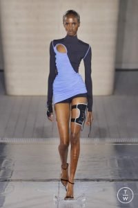 David Koma's dress with cut out for their spring/summer 2022 collection