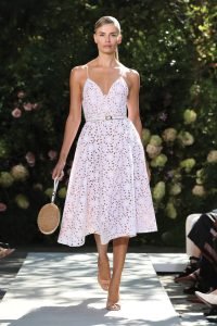 Lace dress for the Michael Kors spring/summer 2022 collection