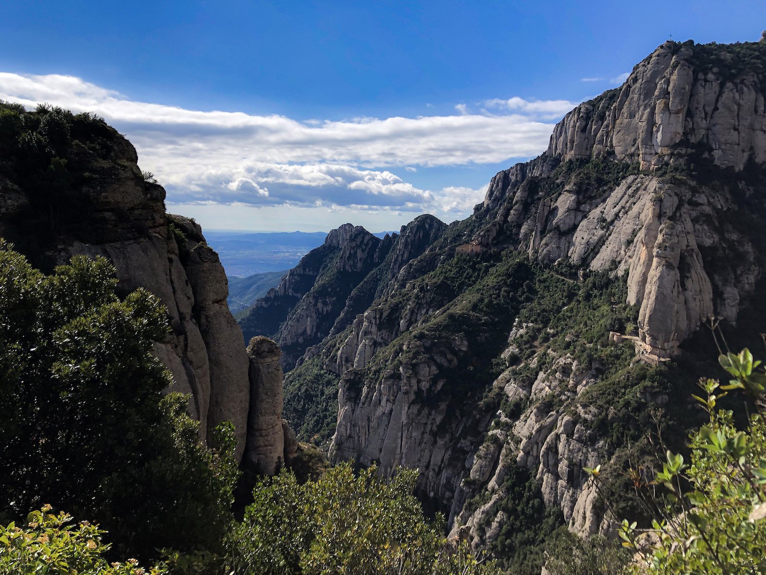 Vistas de Montserrat, una de las zonas verdes para no perderse en el Bages