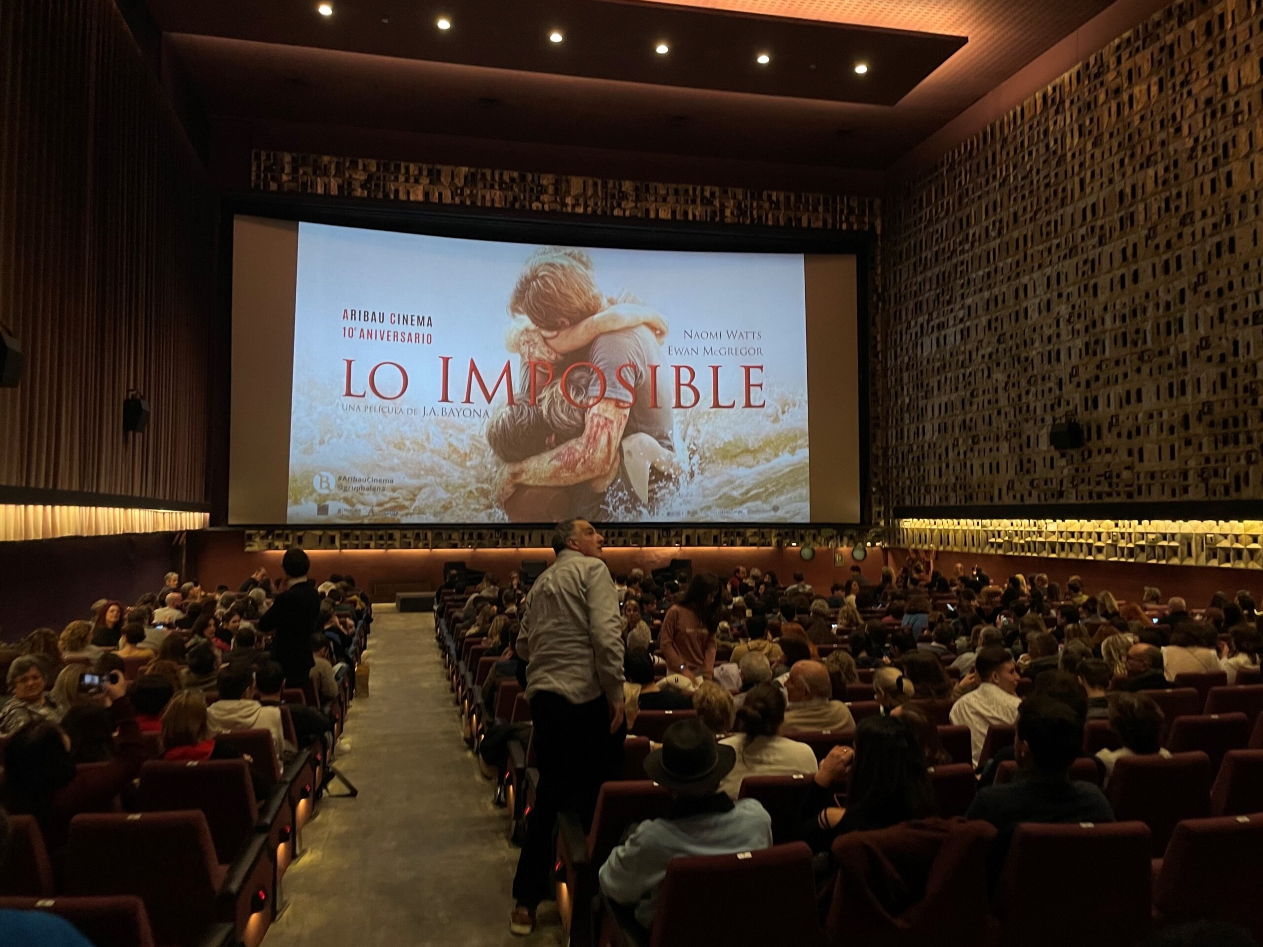 'Lo imposible' en la sala 5 de Aribau Cinemes / ADRIANA MONCLÚS