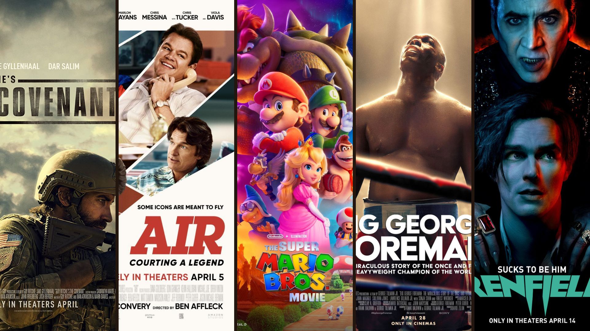 Posters for the must-watch movies of April 2023