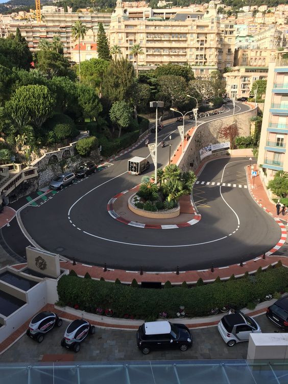 Imagen de las calles de Mónaco en un Gran Premio. Imagen/Pinterest