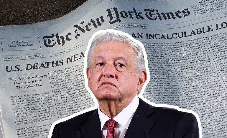 ‘The New York Times’ culpa a López Obrador de vínculos con el narcotráfico
