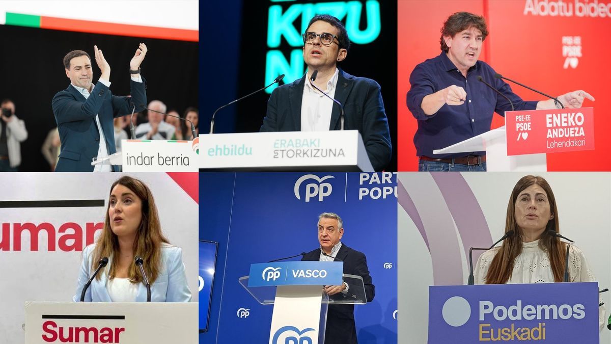 candidatos a las elecciones vascas