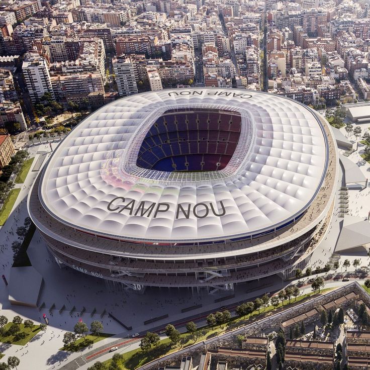 Modelo del nuevo estadio del FC Barcelona