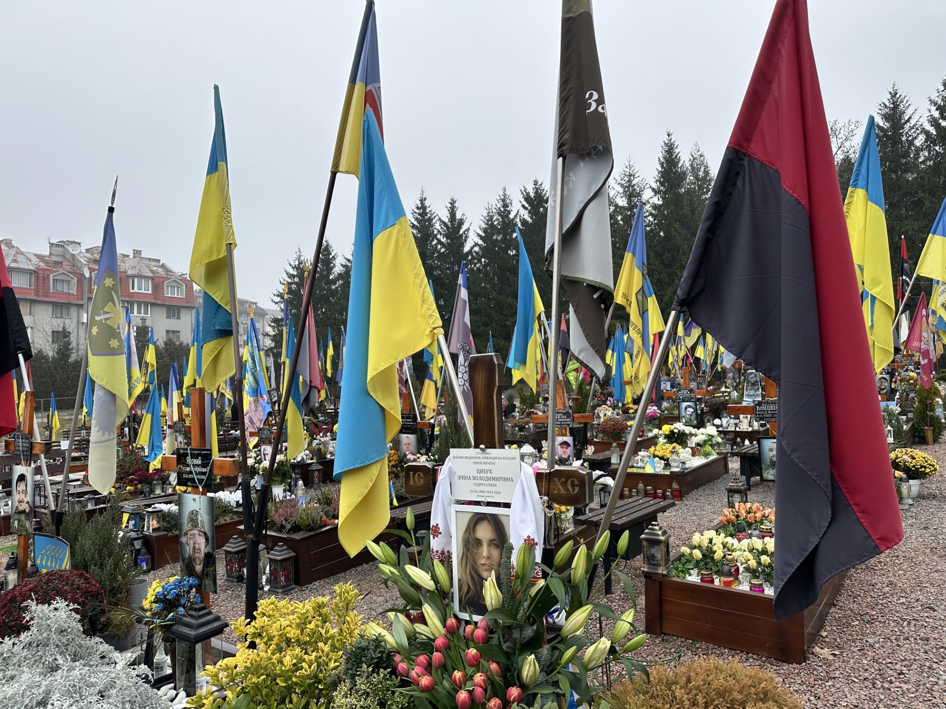 Memorial a los caídos en la ciudad de Leópolis | Fuente: Claudia Moreno