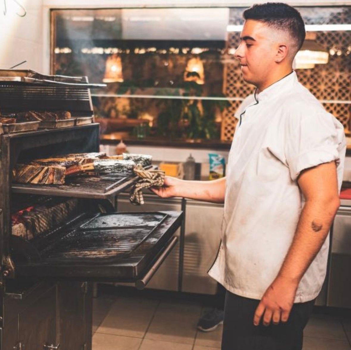 Stefano Brusco en una cocina italiana fuente: Stefano Brusco