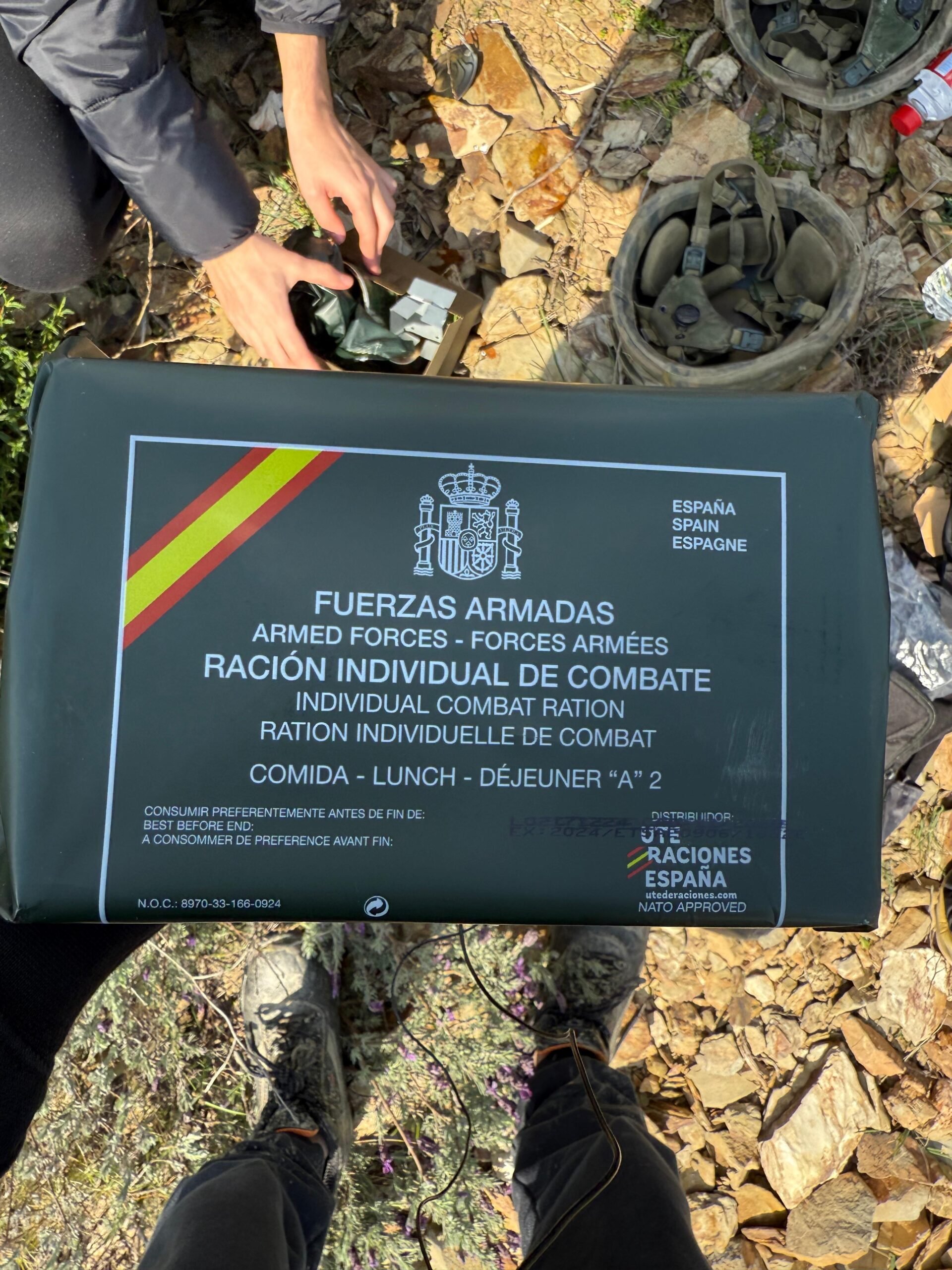 Ración de provisión de combate. Fuente: Aula news