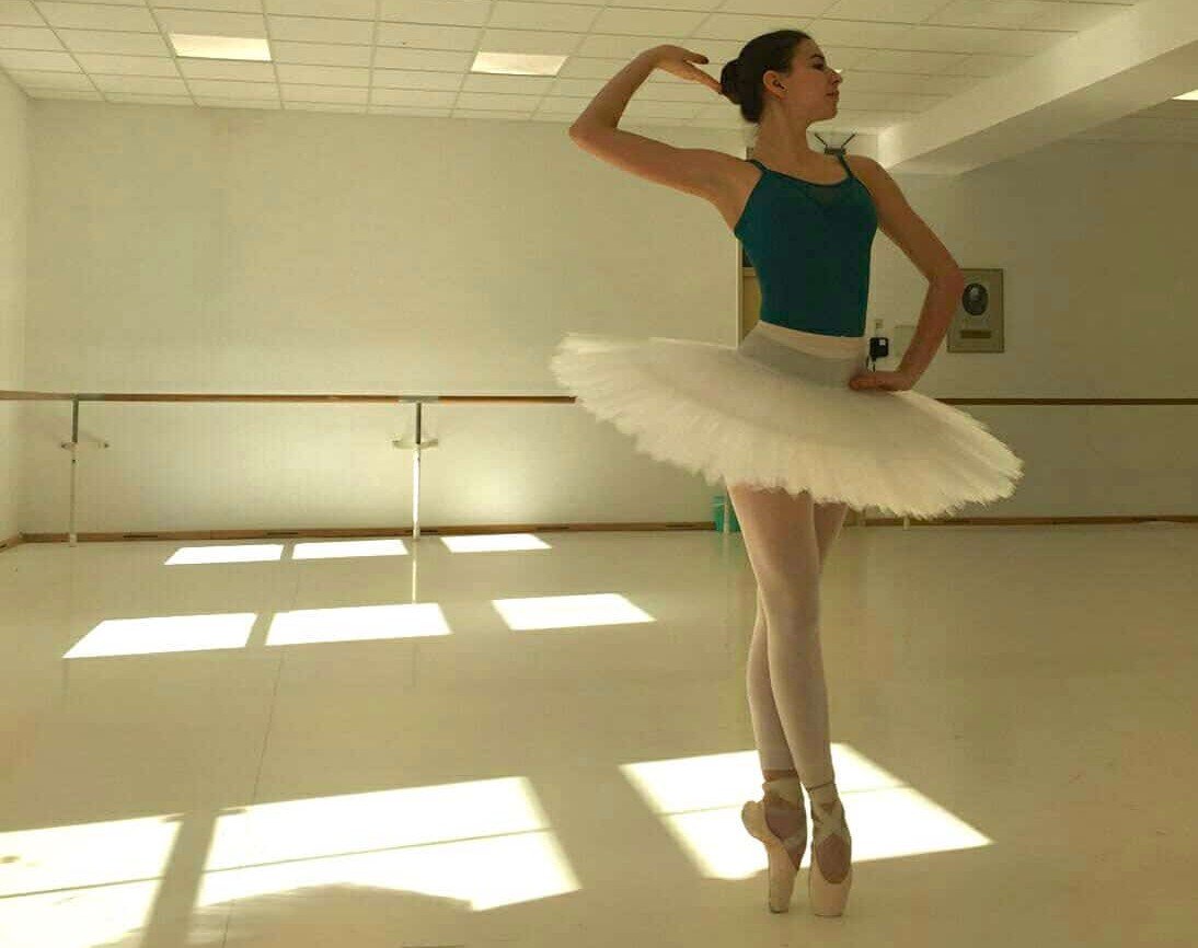 Queralt Figueras en su último curso en la Academia de Ballet de la Ópera de Viena. Fuente: Queralt Figueras