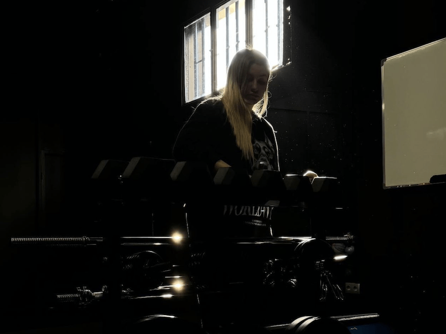 Ángela Urbano en su centro de entrenamiento Health Personal Training. Fuente: Ariadna Font